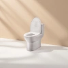 The fully automatic flushing seat of the white smart toilet is heated, sterilized, deodorized, silent and water-saving Application Scenario